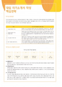 대입 자기소개서 작성 핵심전략 (2p)